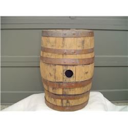 Large Old Wooden Beer Keg
