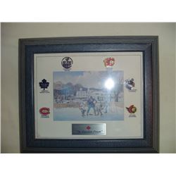 Canadian Dream NHL Hockey Pin Set Including Print