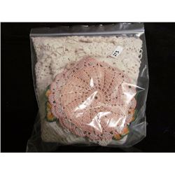 Table Top + Doilies (Crochet)