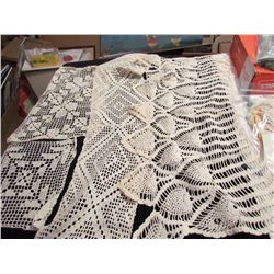 4 Long Crochet Pieces