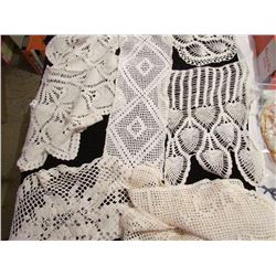 6 Large Crochet Pieces