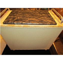 Wicker Square Clothes Hamper/Storage Bin