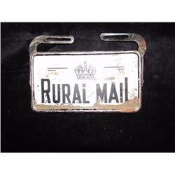 Her Royal Majesty Rural Mail License Plate