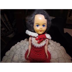 Crochet Pillow Doll 14" Diameter Base 12" High