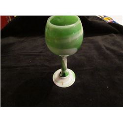 End Of Day Hand Blown Goblet 7.5" High