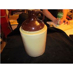 1 Gallon Crockery w/ Cork 13" High With Cork