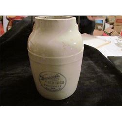 Dyson Red Cross Products Crockery Jar 9.5" High