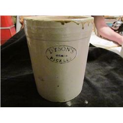 Dyson Pickle Jar 8.5" High 6.75" Diameter