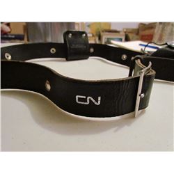 CN Rail Watchmans Leather Belt