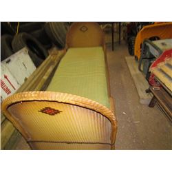 Wicker Day Bed - 6'6" x 30"