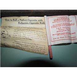 Tucketts Rollurown Cigarette Roller & Advert