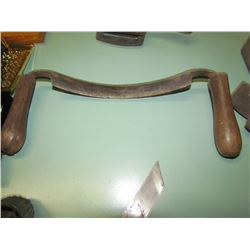 Oval Draw Knife 12"  - Wood Handles