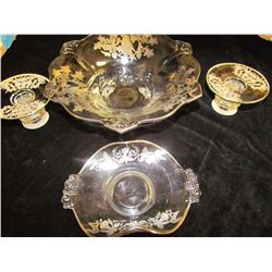 Silver Overlay Pieces