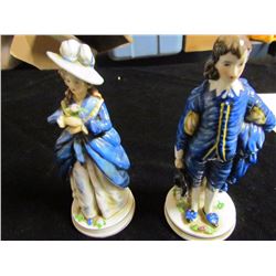 Two Figurines His & Hers - Maruyama Japan