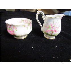Royal Albert Cream & Sugar China Set