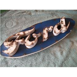 2' Ford Oval Metal Art Sign