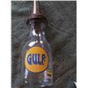 Image 1 : Gulf 1 Qt Oil Bottle with Spout & Lid
