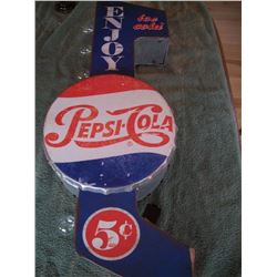 30" Pepsi 5 Cent Fantasy Light Up Sign - Working