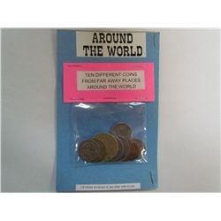 Package of 10 Different World Coins