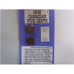 1942 Canadian 5 Cent