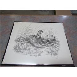 Diana Gauthier Otter Print - 78/250 Dated 1988