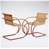 Image 1 : LUDWIG MIES VAN DER ROHE AND LILY REICH RARE PAIR "MR 534" ARMCHAIRS, 1927 MANUFACTURED 1927-30 B...