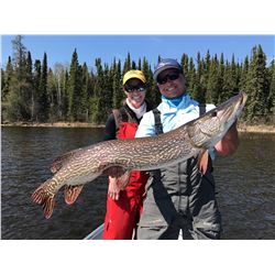 Trophy fishing for northern pike, walleye, and lake trout for 2 anglers at North Haven Resort in nor