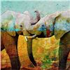 Image 1 : "Tanda Tula Trunk Play" by John Baran Animal Art