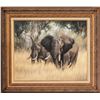 Image 1 : "Elephants: Okavango" by 2018 HSC Artist of the Year, Jaco van Schalkwyk