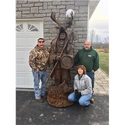 Saturday Original Carving by Ben Rannels Carvings