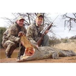 Africa Maximum Safaris 7 Day Nile Crocodile for 2 Hunters & 2 Observers