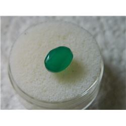 OVAL FACETED EMERALD - 10.9 X 8.0 X 6.6mm