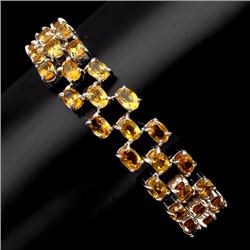 Natural Citrine 6x4 mm AAA 151 Carats Bracelet