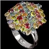 Image 1 : Natural Multi Color Sapphire Ring