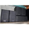 Image 2 : 5 INFINTY SURROUND SOUND SPEAKERS, LG SUB AND PRECISION ACCOUSTICS SUB