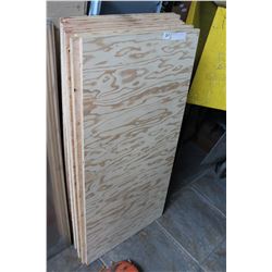 LOT OF 4 X 2 PLYWOOD BOARDS