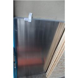LOT OF 4 X 2 STAINLESS SHEETS TWELVE PIECES