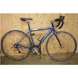 TREK CARBON FORK 24 SPEED ROAD BIKE, SHIMANO CLIP INS, BONTRAGER CARBON SEAT POST