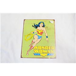 TIN WONDER WOMEN SIGN