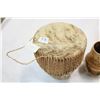 Image 2 : ANIMAL HIDE DRUM AND WOOD CARVED MUG