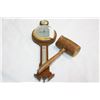 Image 1 : WOOD MALLET AND BAROMETER
