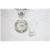 Image 1 : MODERN CRYSTAL DECANTER AND VASE