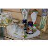 Image 1 : ROYAL ALBERT CHINA AND HAND PAINTED SALT AND PEPPERS ETC