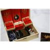 Image 2 : LOT OF FIVE JEWELLRY BOXES ALL WITH CONTENTS ONE IS MUSICAL