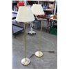 Image 1 : TWO SWING ARM FLOOR LAMPS