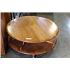 Image 1 : ROUND ROTATION MAPLE COFFEE TABLE