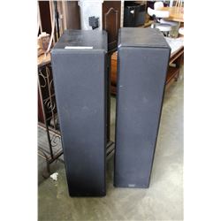 PAIR OF ACOUSTIC PROFILE FLOOR SPEAKERS