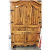 Image 1 : RUSTIC PINE 4 DOOR CABINET MADE IN MEXICO