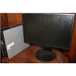 HP COMPUTER AND MONITOR