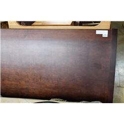 MODERN ESPRESSO FINISH QUEENSIZE SLEIGH BED FRAME